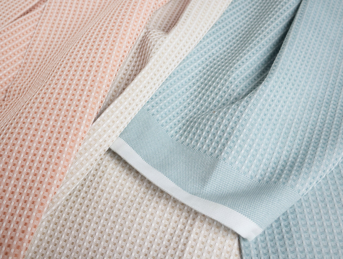 Organic Waffle Kitchen Towels, Set of 6